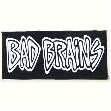 Logo Rectangle (ロゴ レクタングル) 布パッチ／BAD BRAINS (バッド ブレインズ)【バンドグッズ（布パッチ/ワッペン）】