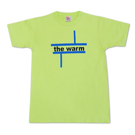 ロゴ ライム／THE WARM (ザ ウォーム)【国内バンドTシャツ】